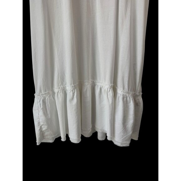 All Saints Kinji Mini Dress 12 White Pintuck Boho Cottagecore Feminine NEW - Picture 4 of 9